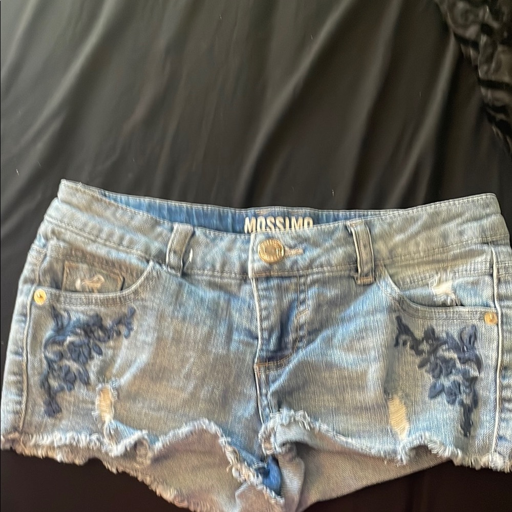 Mossimo Supply Co. Women's Blue Denim Shorts